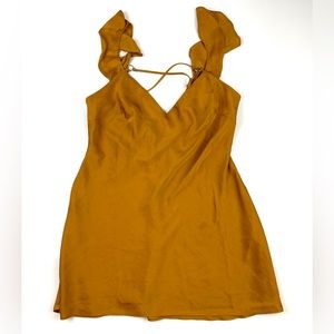 Free People Mustard Blouse Size Small